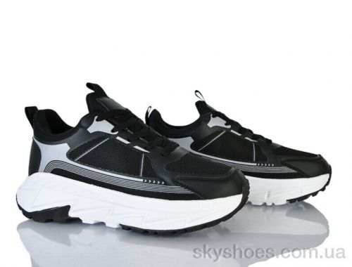 Кросівки NO BRAND 44-46 black-white Кросівки NO BRAND 44-46 black-white