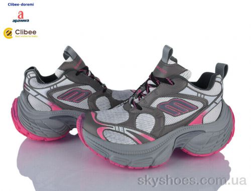 Кросівки APAWWA AD23991-2 grey-pink Кросівки APAWWA AD23991-2 grey-pink