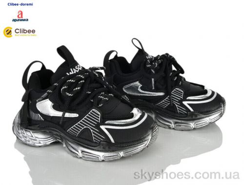 Кросівки APAWWA AS866517-1 black-silver Кросівки APAWWA AS866517-1 black-silver