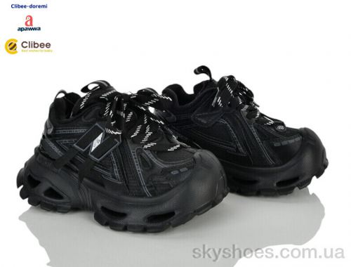 Кросівки APAWWA 59B2289 black фліс Кросівки APAWWA 59B2289 black фліс