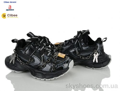 Кросівки APAWWA 45B8028 black фліс Кросівки APAWWA 45B8028 black фліс