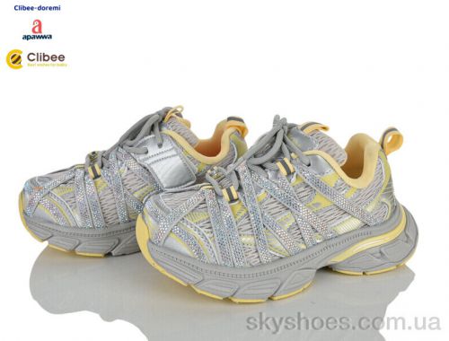 Кросівки APAWWA X1828753 grey-yellow Кросівки APAWWA X1828753 grey-yellow