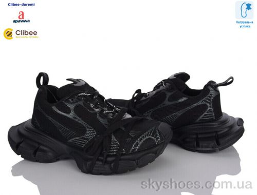 Кросівки APAWWA D58010-6 black Кросівки APAWWA D58010-6 black