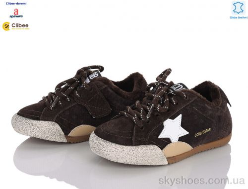Кросівки APAWWA B72001 brown фліс Кросівки APAWWA B72001 brown фліс