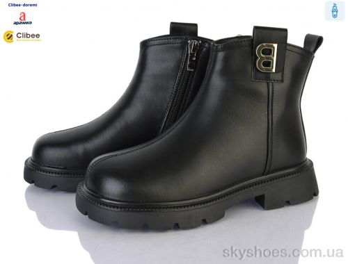 Черевики APAWWA A2637-1 black зима Черевики APAWWA A2637-1 black зима