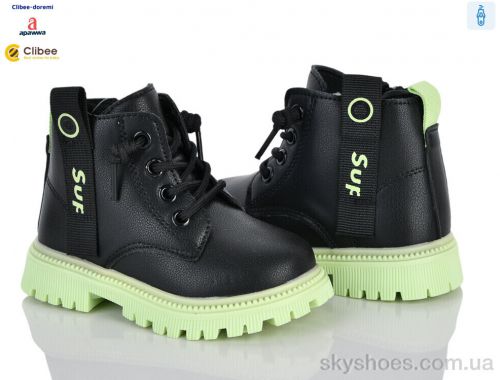 Черевики CLIBEE ABC(P)710-1 black-green Черевики CLIBEE ABC(P)710-1 black-green