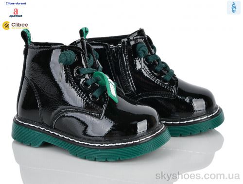 Черевики CLIBEE ABC(P)708 black-green фліс Черевики CLIBEE ABC(P)708 black-green фліс