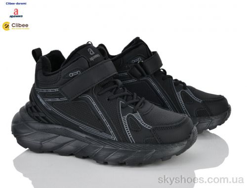 Кросівки APAWWA ABQ5183R black фліс Кросівки APAWWA ABQ5183R black фліс