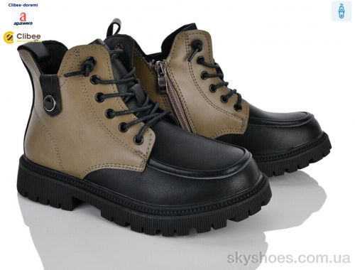Черевики CLIBEE ABC132-1 black-greeen Черевики CLIBEE ABC132-1 black-greeen