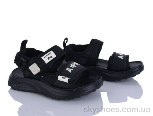 Босоніжки APAWWA P3115P-1 black Босоніжки APAWWA P3115P-1 black