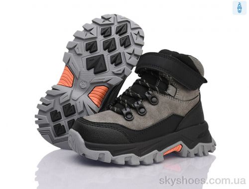 Черевики CLIBEE HB759-2 grey-black Черевики CLIBEE HB759-2 grey-black