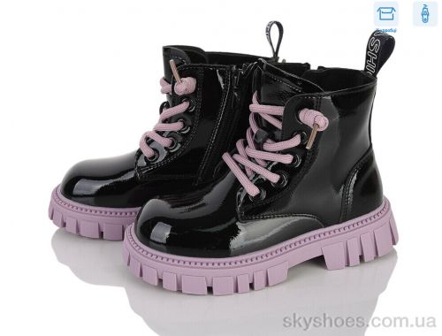 Черевики APAWWA NQ421 black-purple Черевики APAWWA NQ421 black-purple