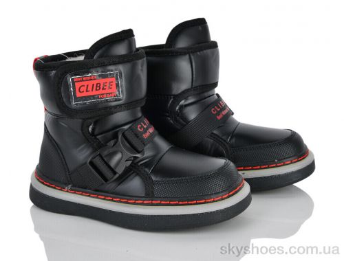 Дутики CLIBEE HB526 black-red Дутики CLIBEE HB526 black-red