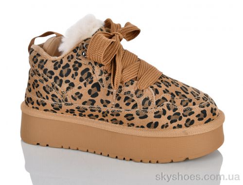 Уги VIOLETA M6131-10 camel-leopard Уги VIOLETA M6131-10 camel-leopard