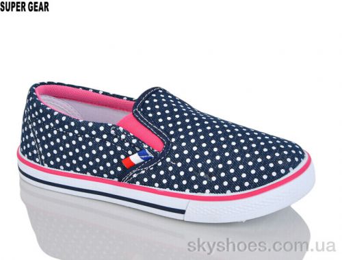Сліпони SUPER GEAR 06691-1 navy Сліпони SUPER GEAR 06691-1 navy