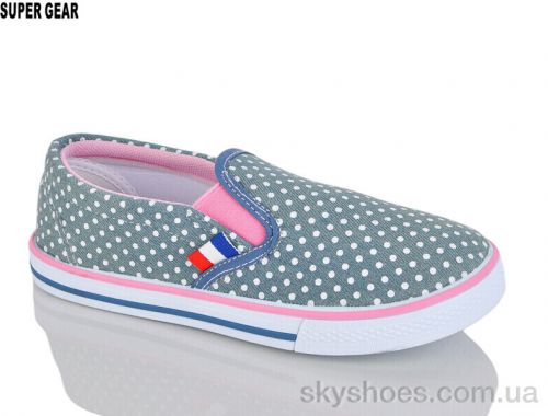 Сліпони SUPER GEAR 06691-2 blue Сліпони SUPER GEAR 06691-2 blue