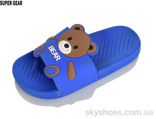 Шльопанці NO BRAND 02065-09 navy Шльопанці NO BRAND 02065-09 navy