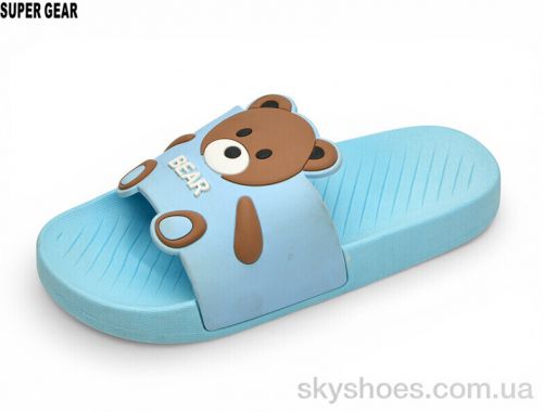 Шльопанці NO BRAND 02065-09 blue Шльопанці NO BRAND 02065-09 blue