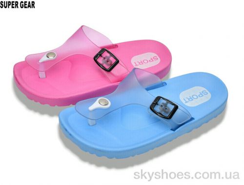 В’єтнамки SUPER GEAR 01-2467 pink-blue mix В’єтнамки SUPER GEAR 01-2467 pink-blue mix