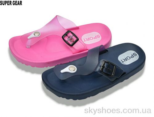 В’єтнамки SUPER GEAR 01-2467 navy-pink mix В’єтнамки SUPER GEAR 01-2467 navy-pink mix