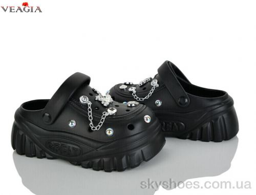 Крокси NO BRAND 3004-1 black Крокси NO BRAND 3004-1 black