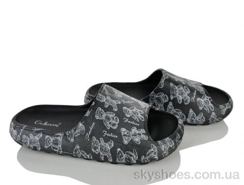 Шльопанці GOLLMONY T2023-10 black піна Шльопанці GOLLMONY T2023-10 black піна